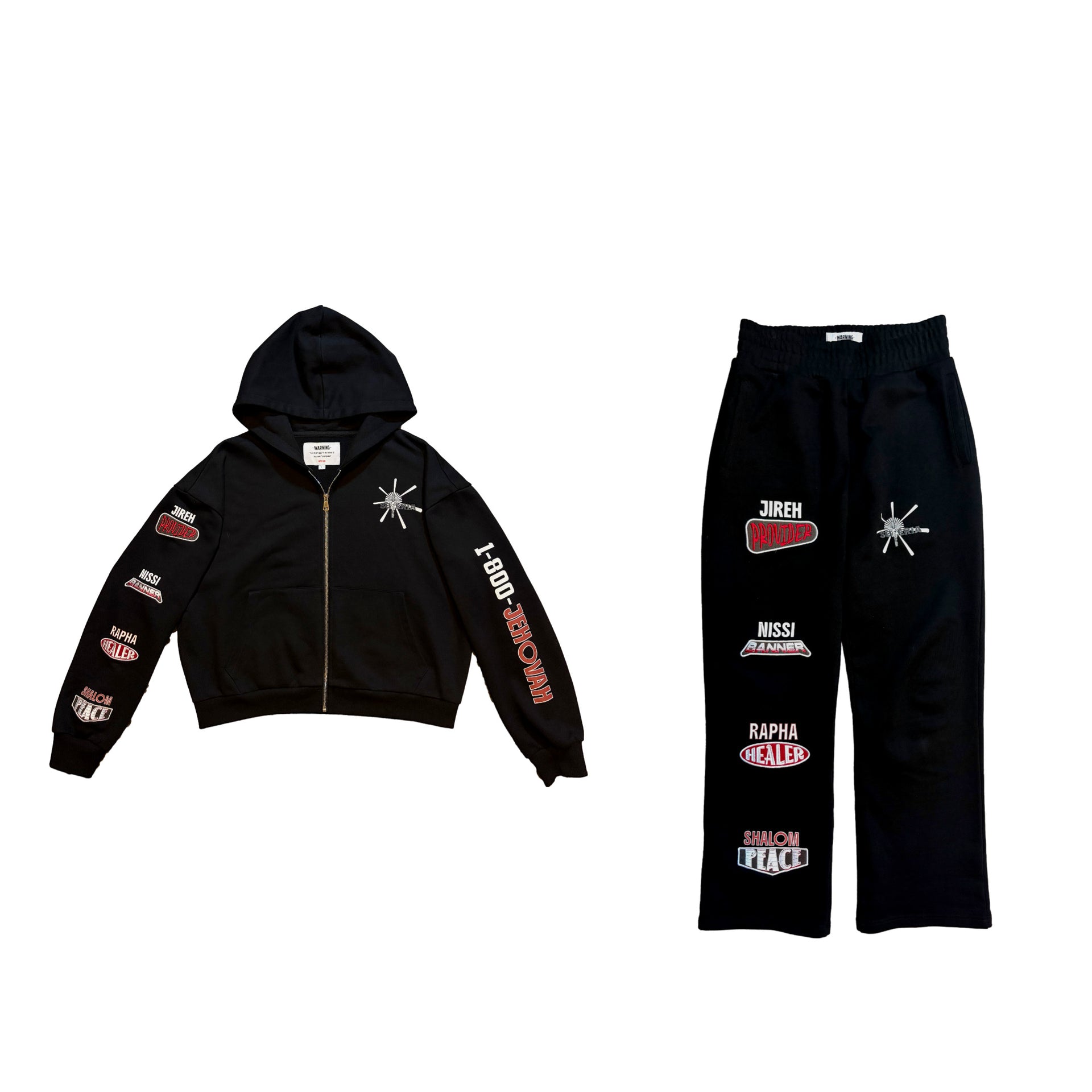 JEHOVAH SWEAT PANTS (BLACK)